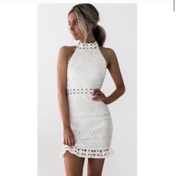 Dresses & Skirts - WHITE LACE DRESS - Adorable.    A2